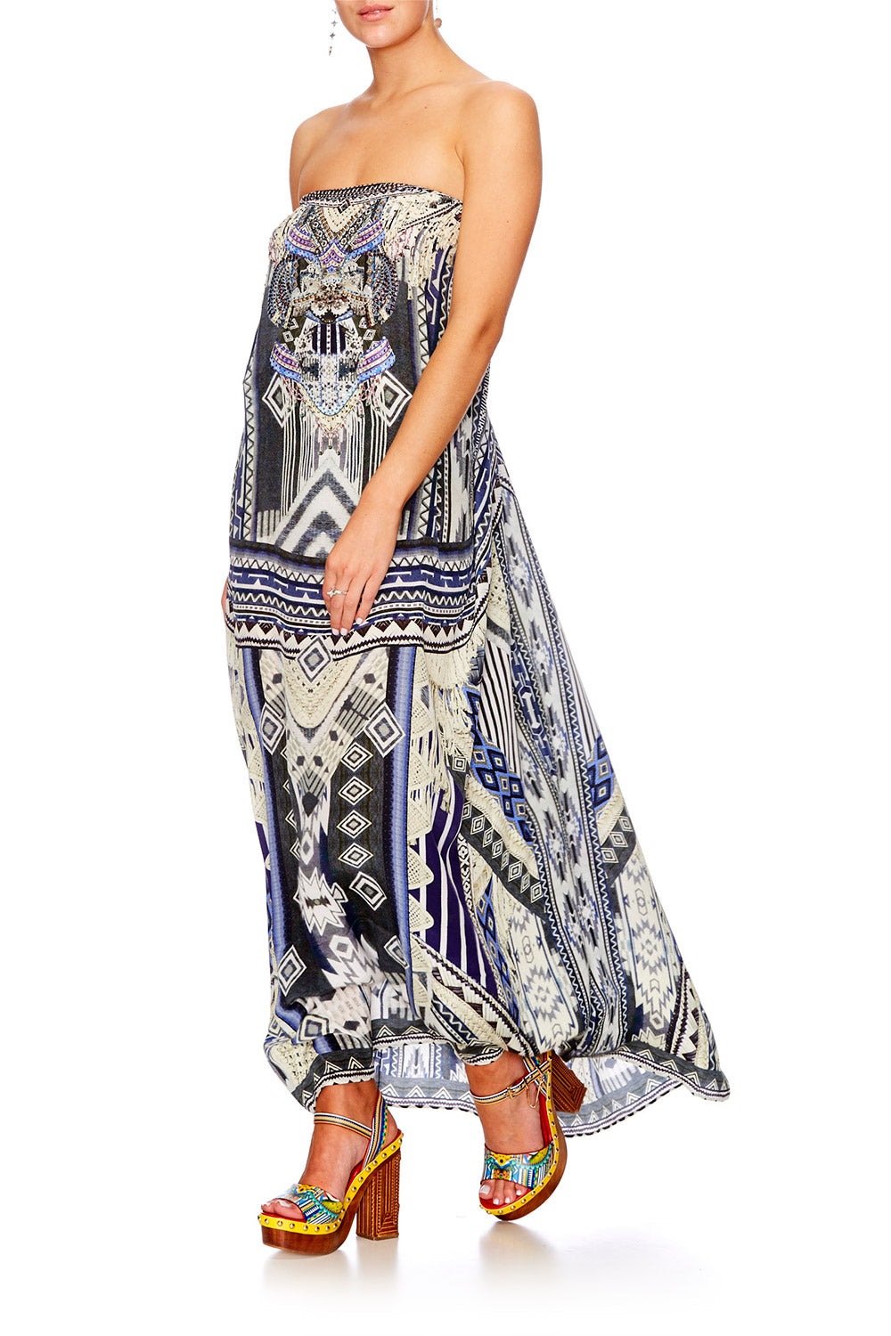 TIE THE KNOT ROUND NECK KAFTAN