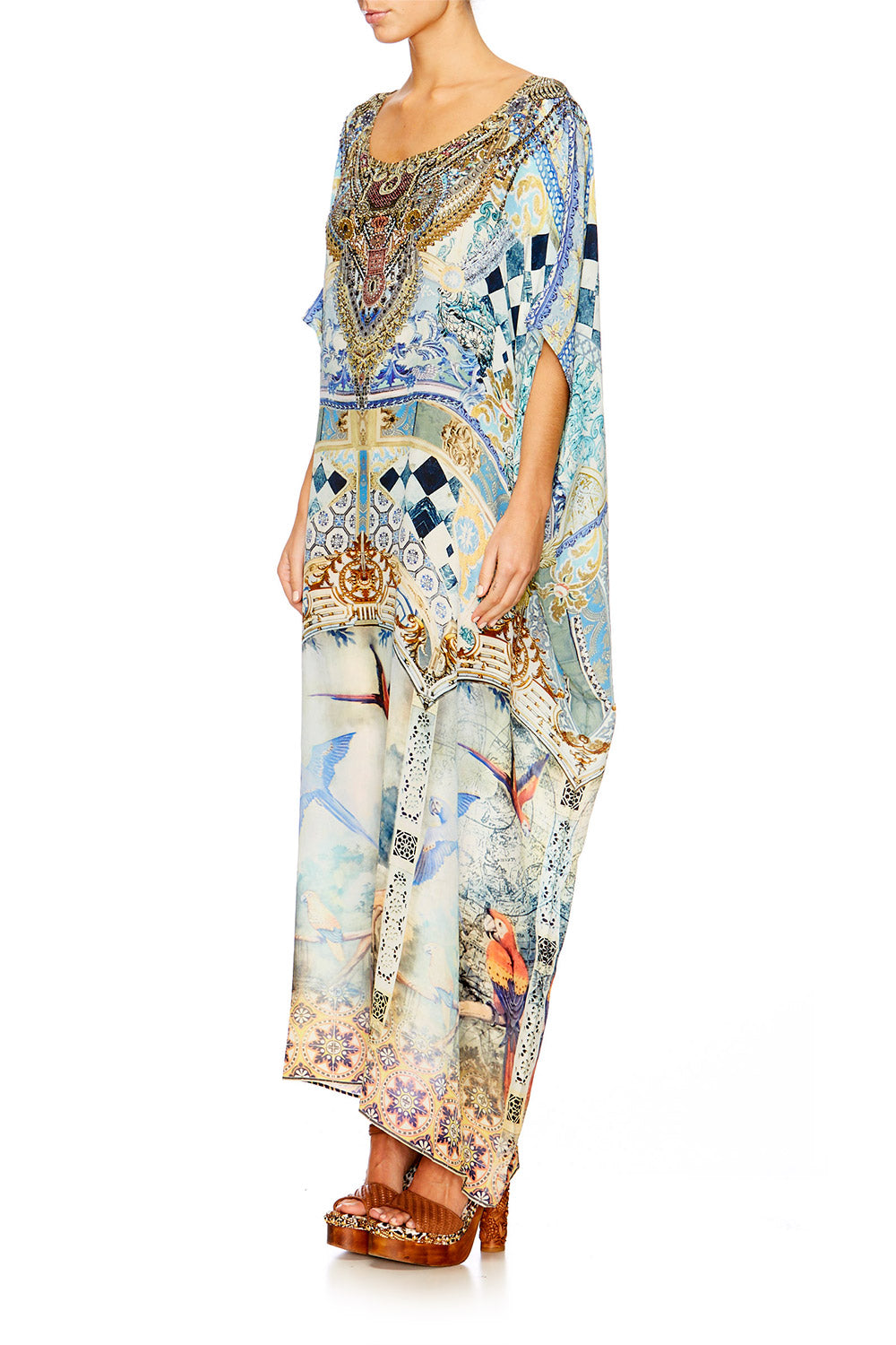 ROUND NECK KAFTAN LA BELLE