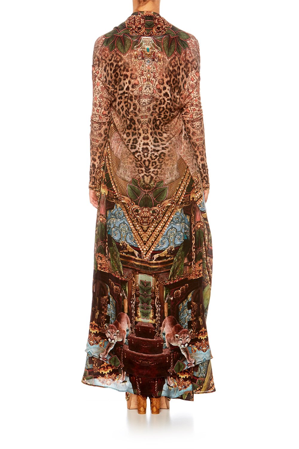 THE GYPSY LOUNGE LONG CASUAL JACKET W POCKETS