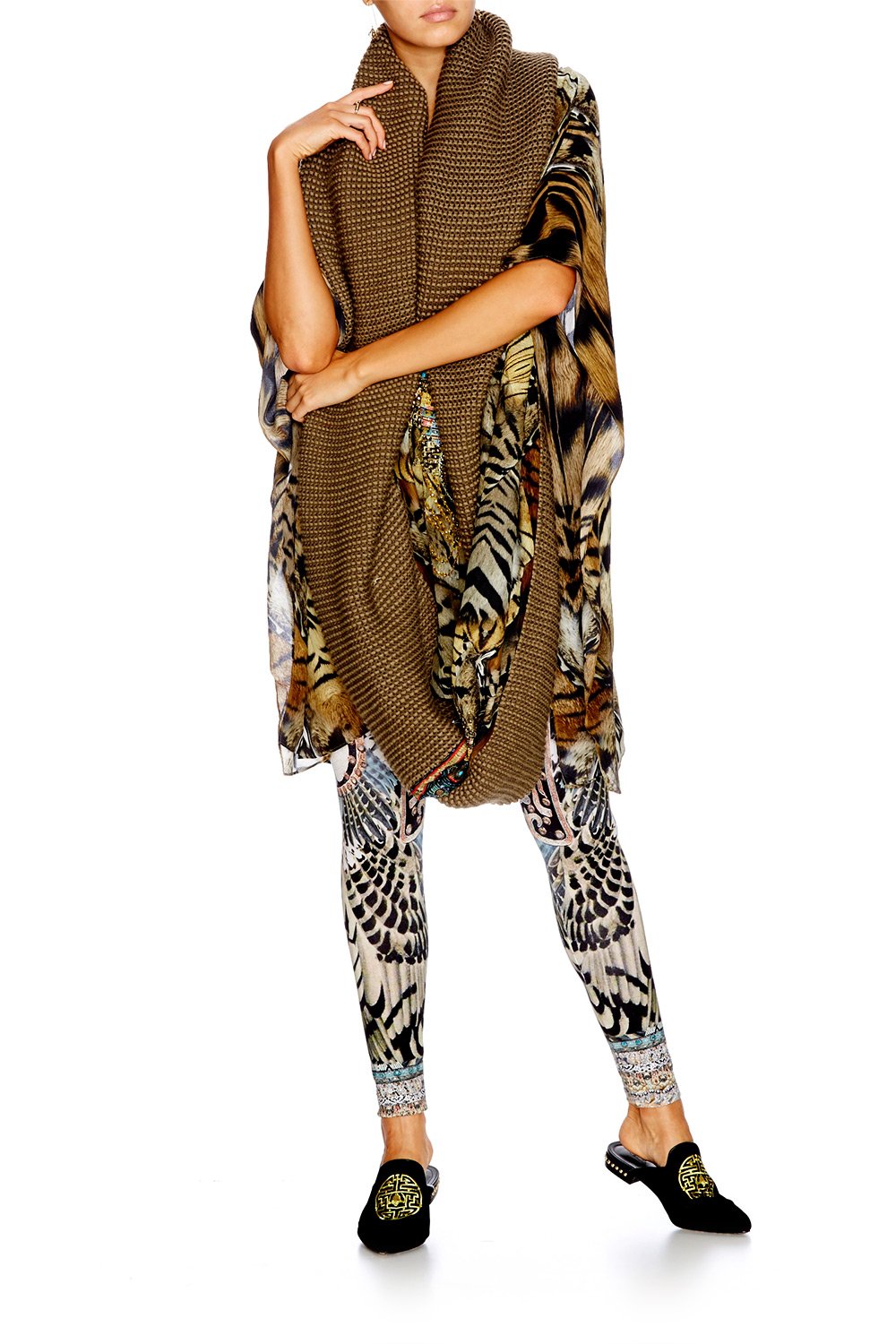 GIVEN TO THE WILD SHORT LACE UP KAFTAN