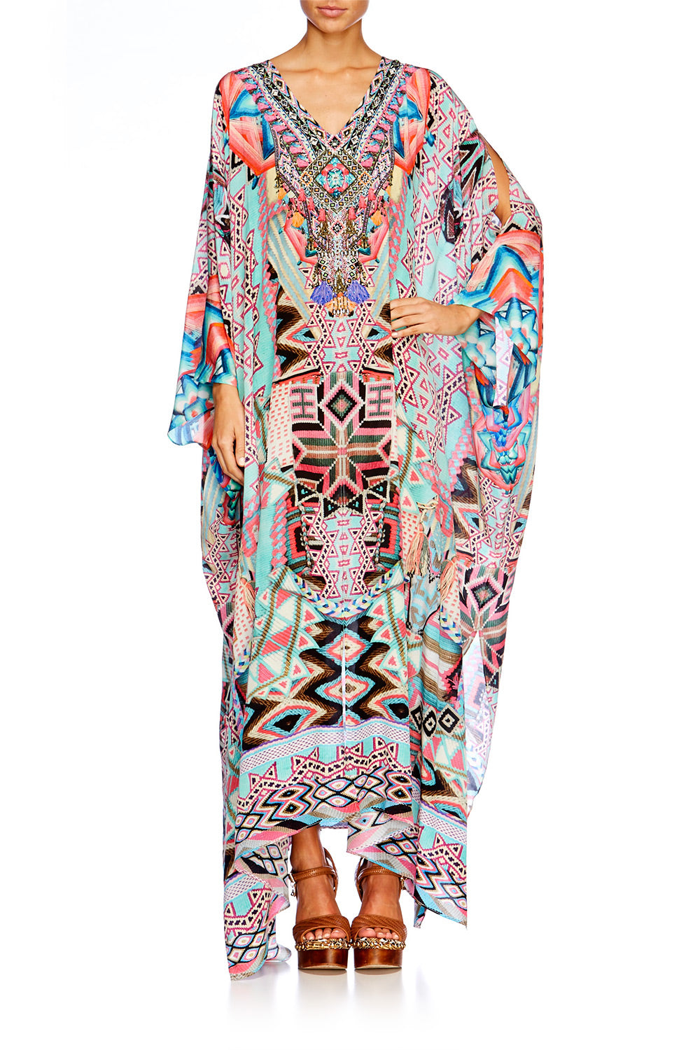 MOCHILLA CHILLER SLIT FRONT & SLEEVE KAFTAN