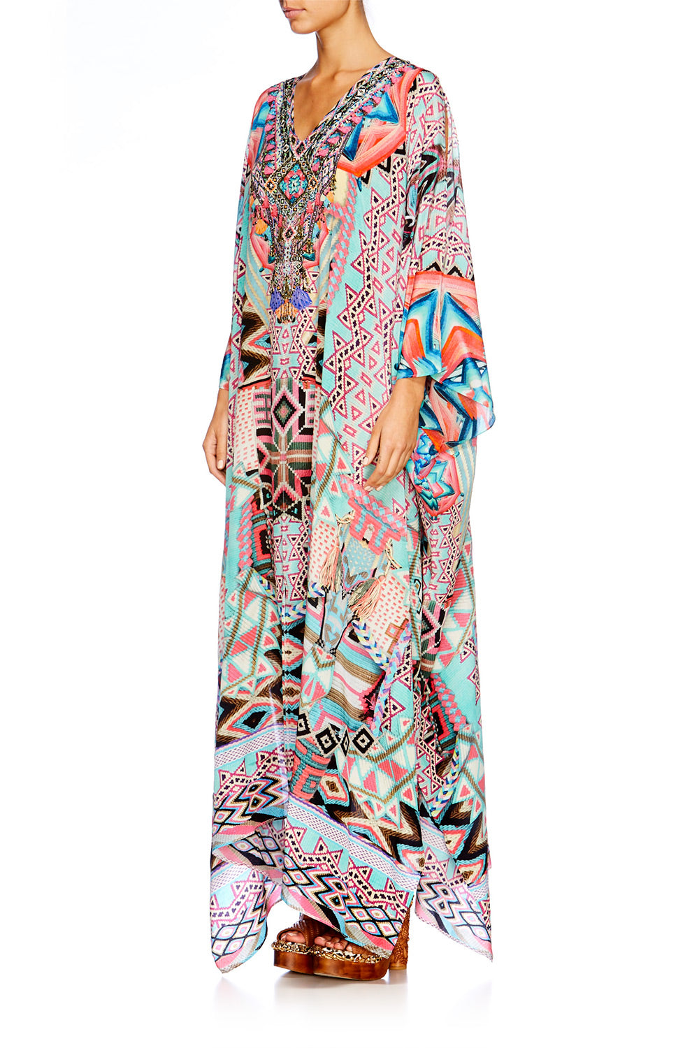 SLIT FRONT & SLEEVE KAFTAN LEAVE ME WILD main image 0