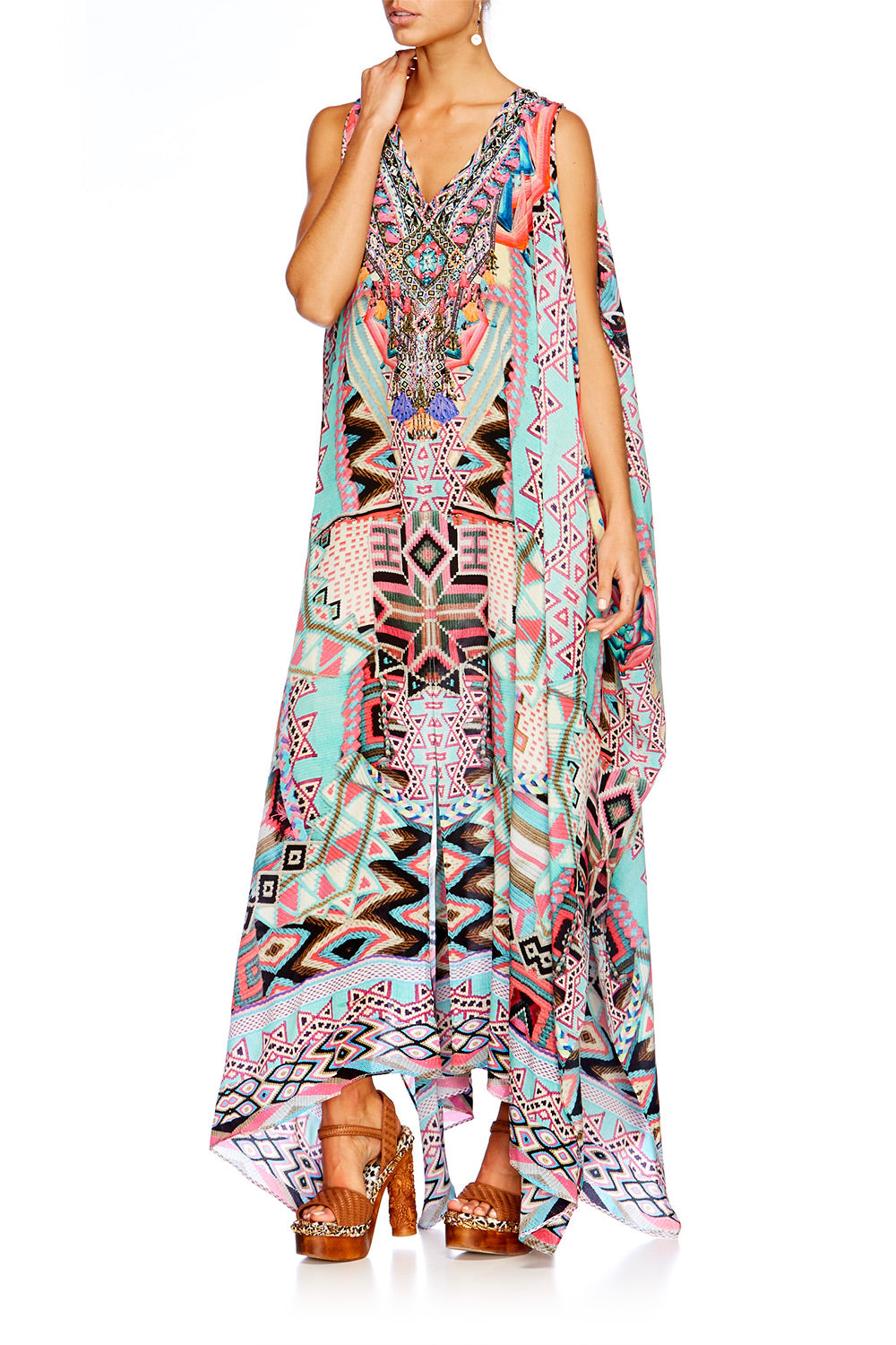 MOCHILLA CHILLER SLIT FRONT & SLEEVE KAFTAN