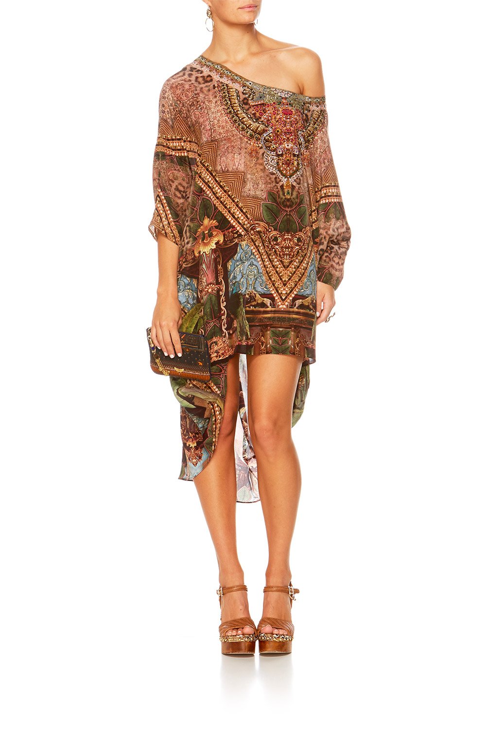 THE GYPSY LOUNGE SCOOP BACK HEM DRESS