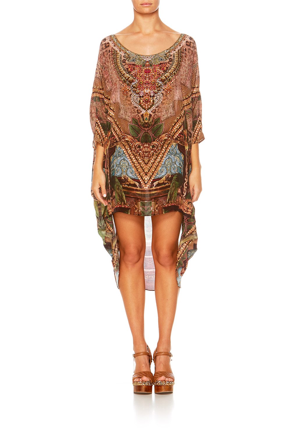 THE GYPSY LOUNGE SCOOP BACK HEM DRESS