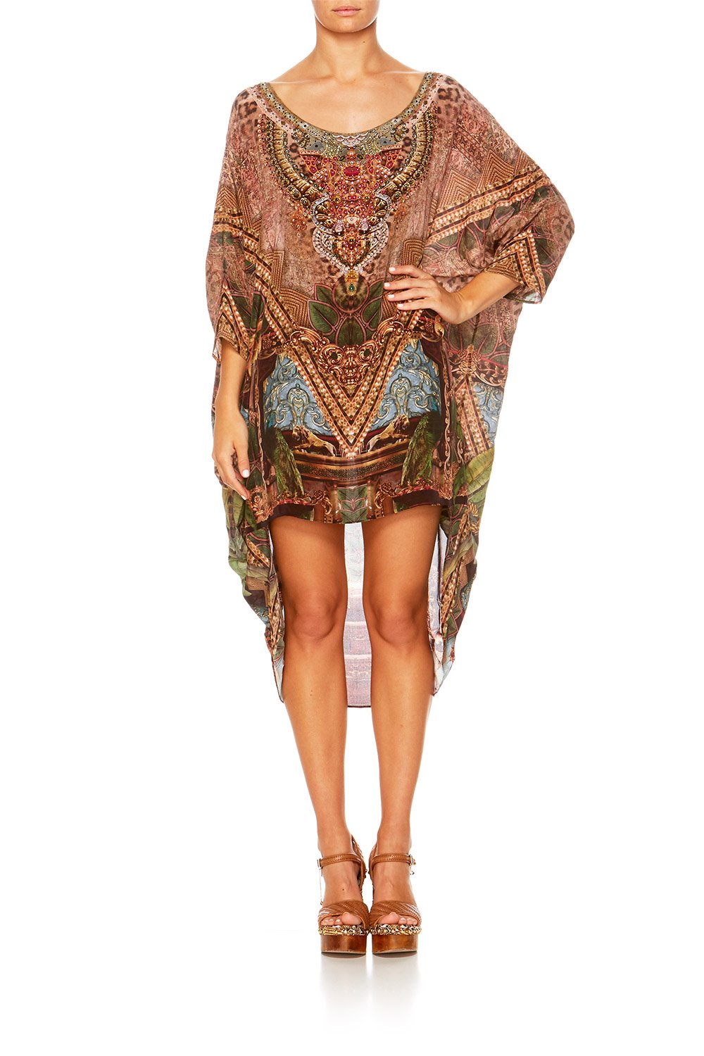 THE GYPSY LOUNGE SCOOP BACK HEM DRESS