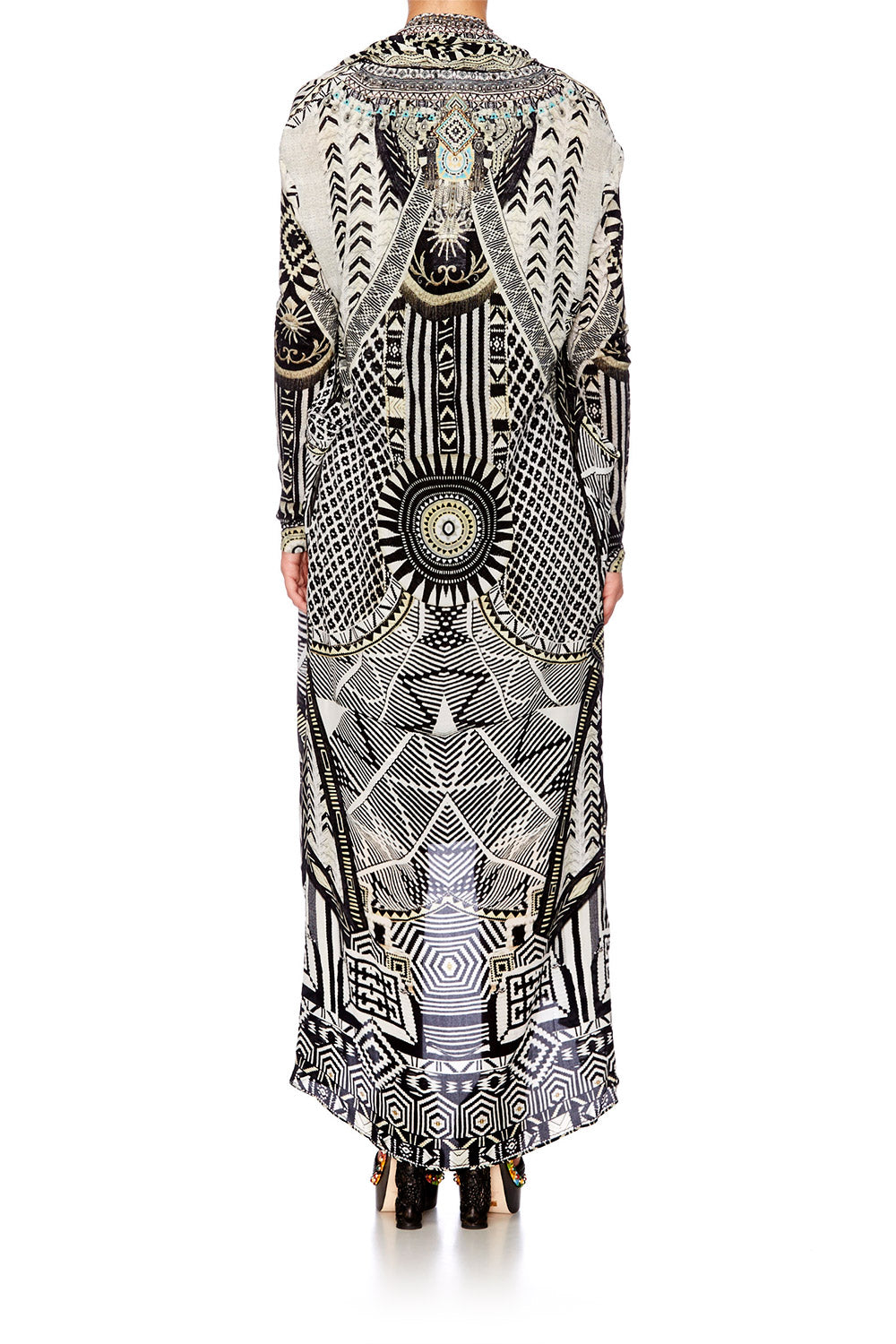 HANGING AROUND LONG CASUAL JACKET W POCKETS