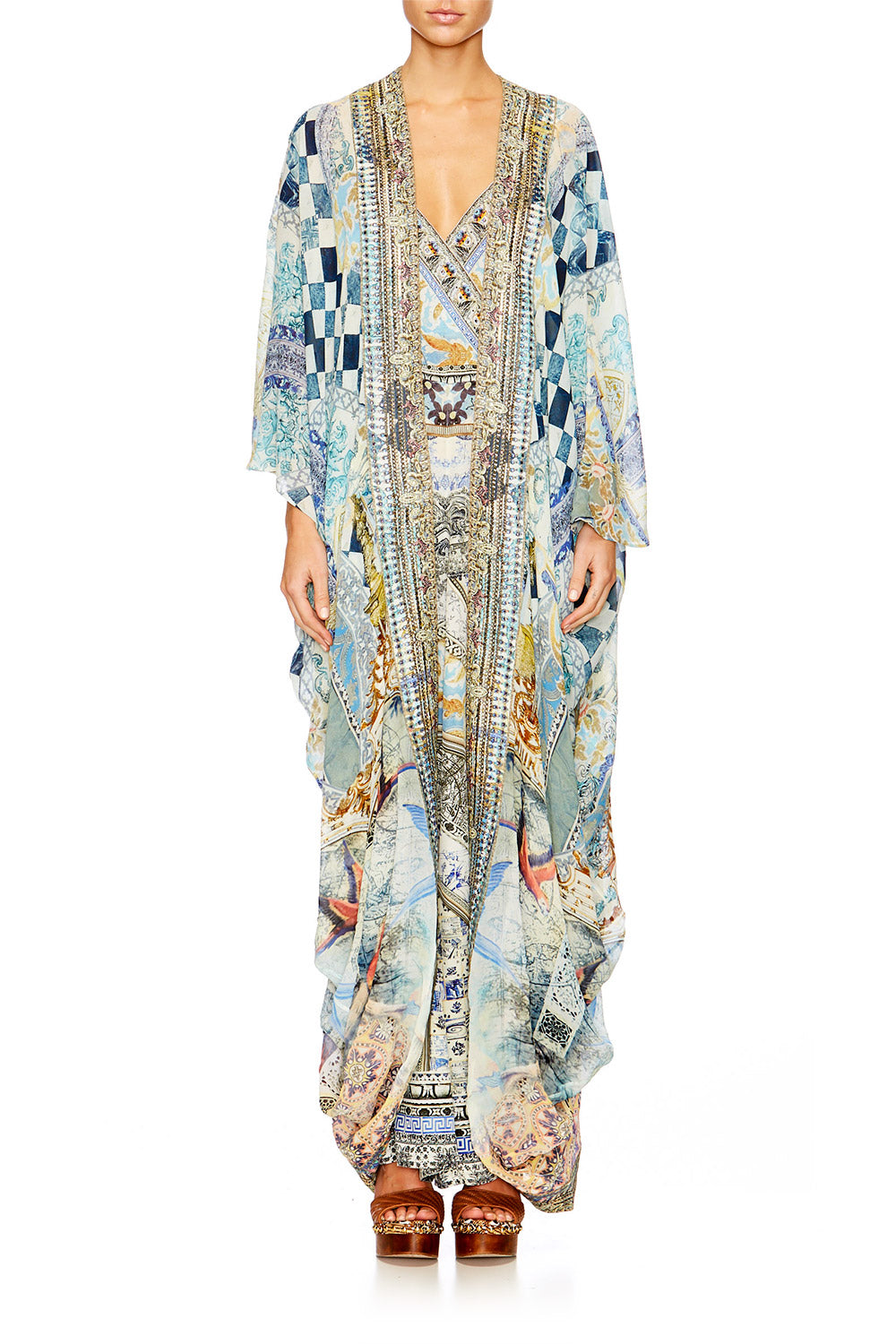 LOVERS DREAM LONG SLEEVE LONG CAPE