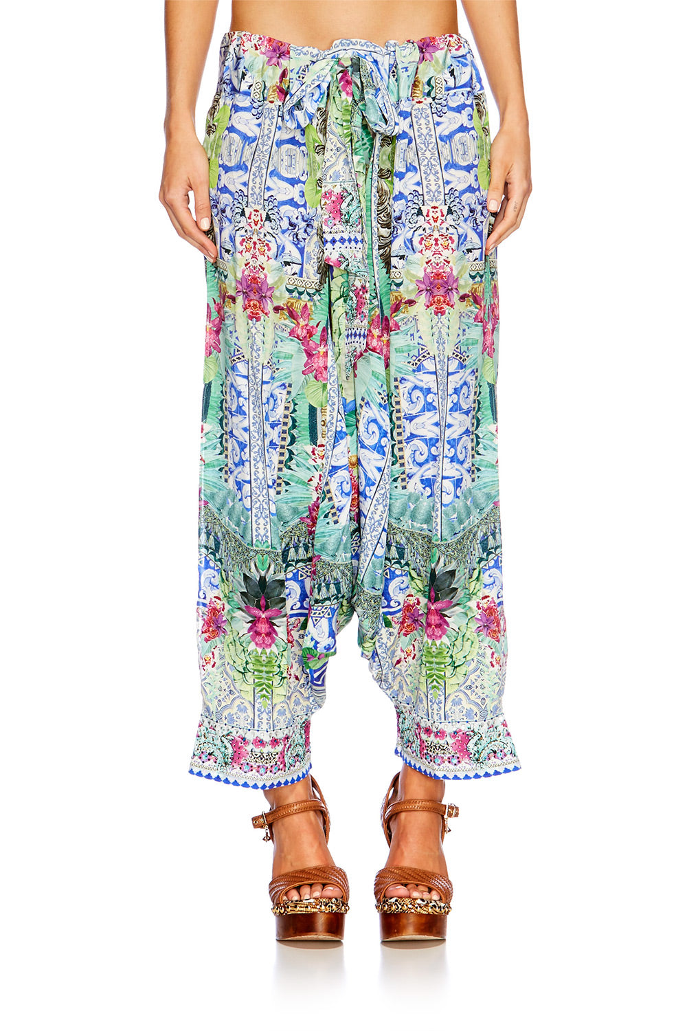 BAHIA BLISS HAREM PANTS W SIDE SPLIT