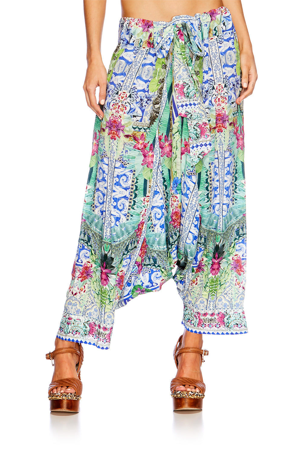 BAHIA BLISS HAREM PANTS W SIDE SPLIT