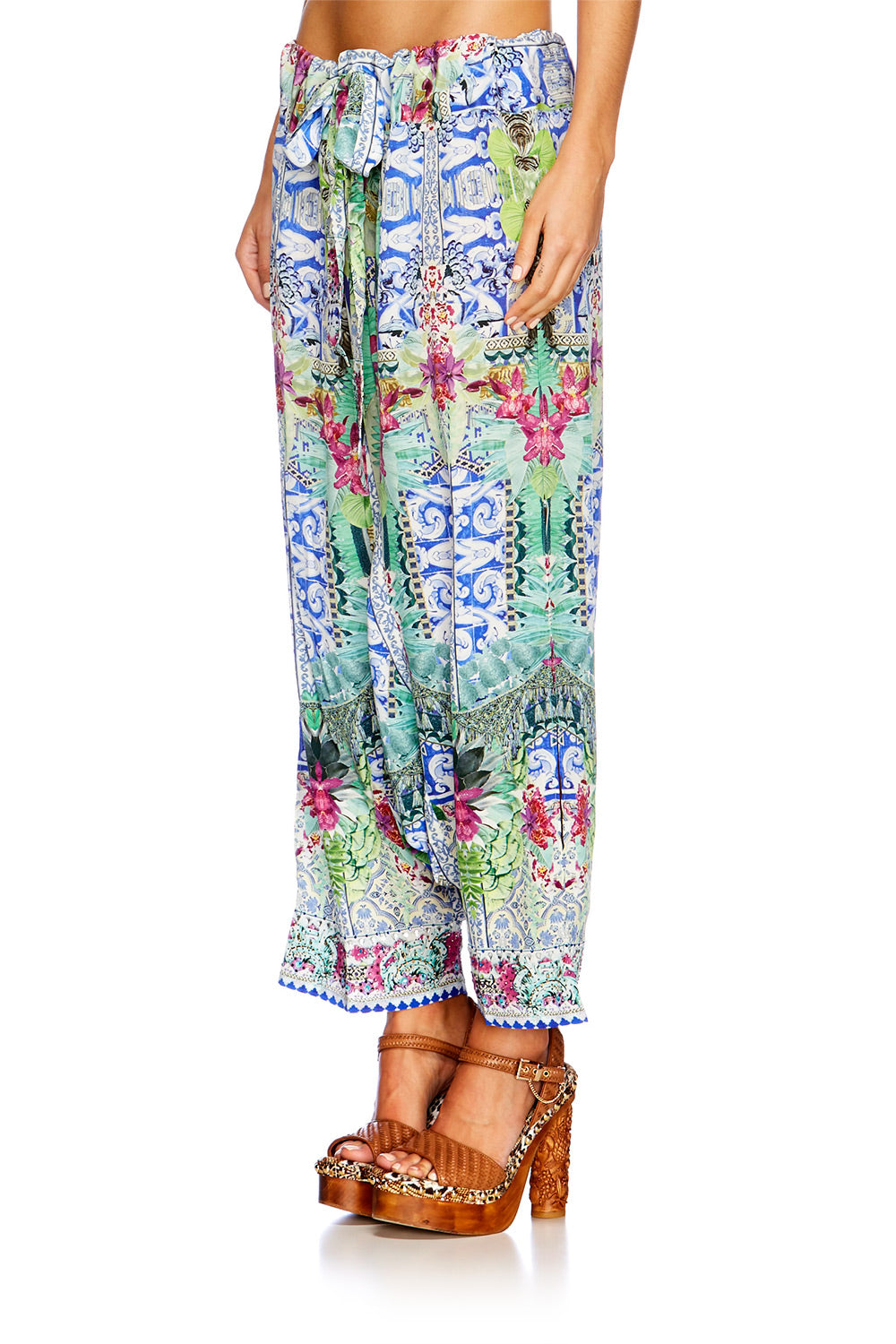 BAHIA BLISS HAREM PANTS W SIDE SPLIT