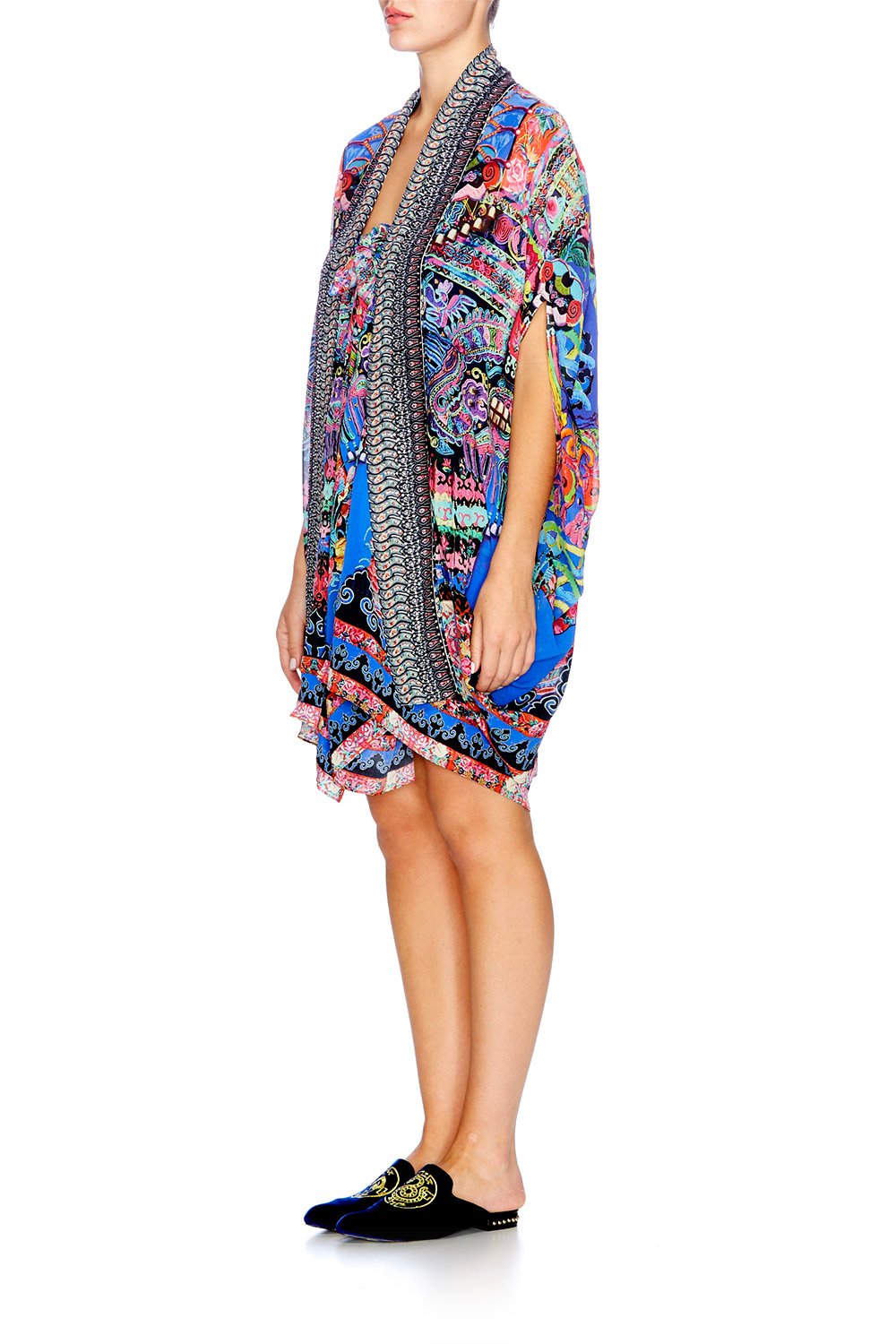 PRETTY PRECESSION OPEN FRONT CARDI CAPE