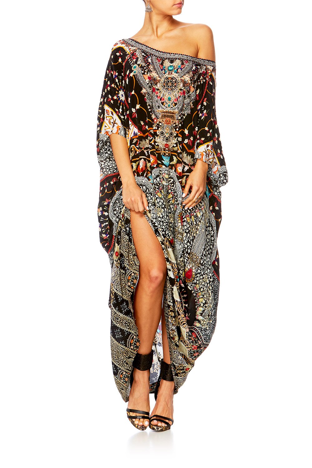 CHAMBER OF REFLECTIONS ROUND NECK KAFTAN