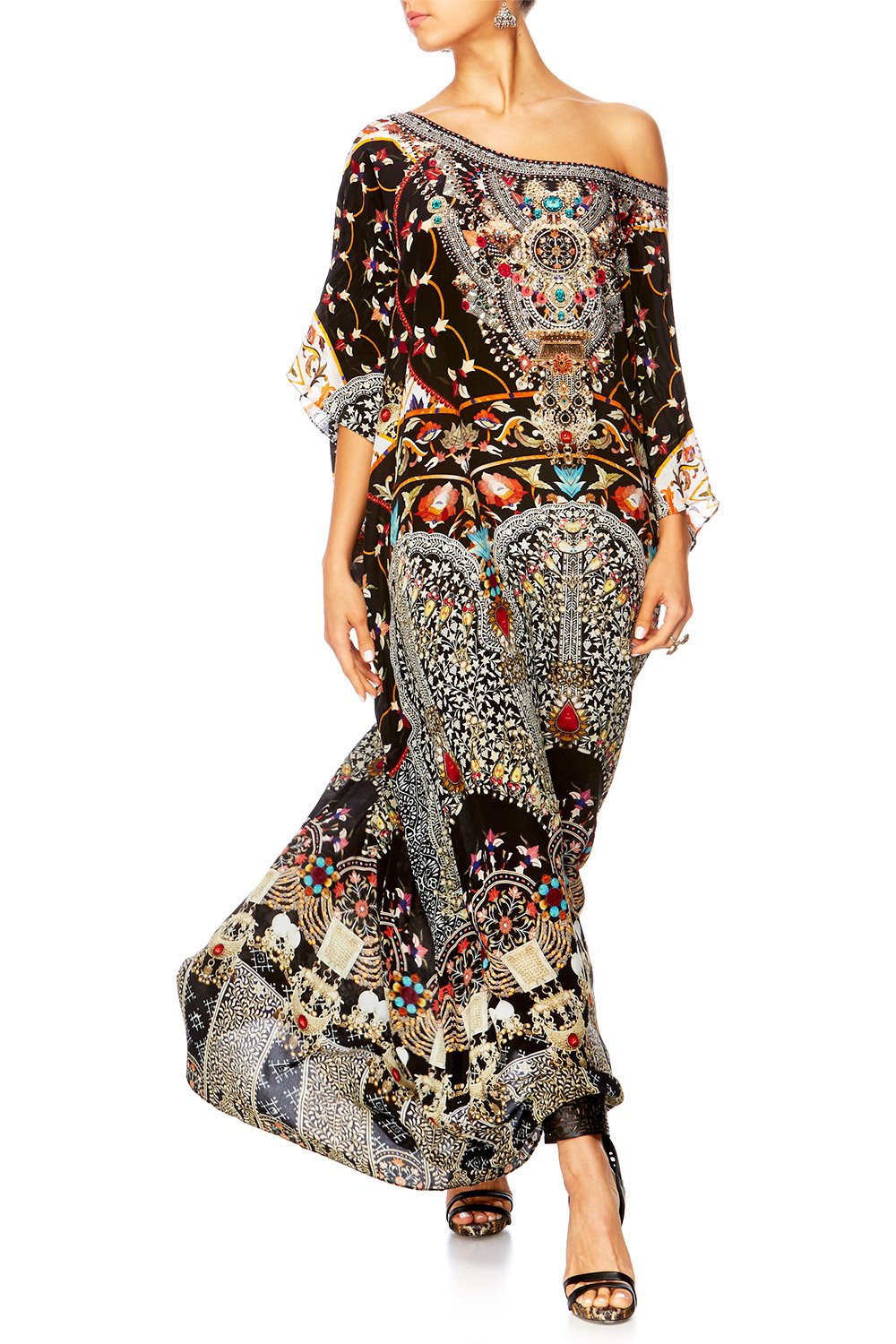 CHAMBER OF REFLECTIONS ROUND NECK KAFTAN