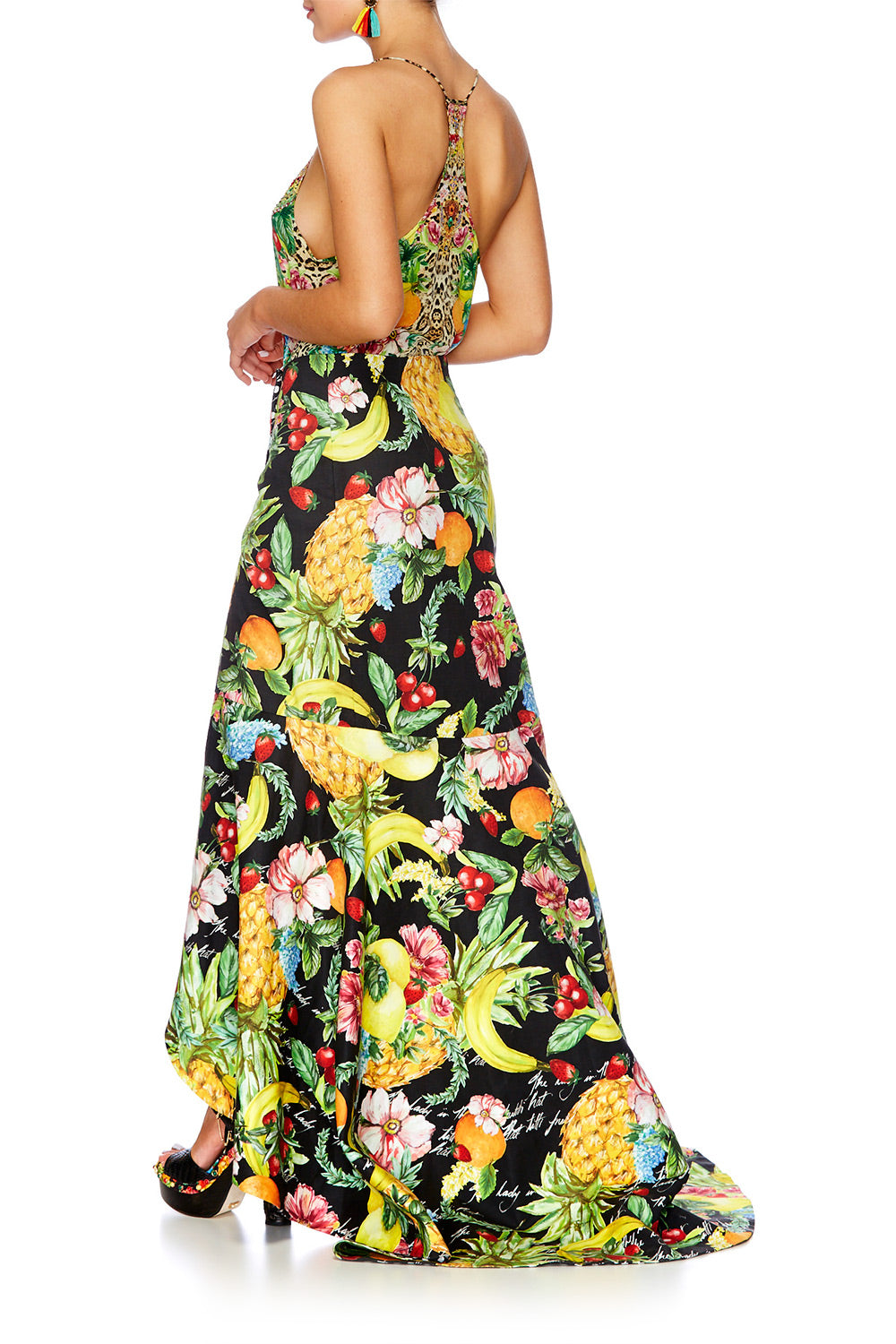 CALL ME CARMEN WRAP SKIRT W FRONT TUCKS