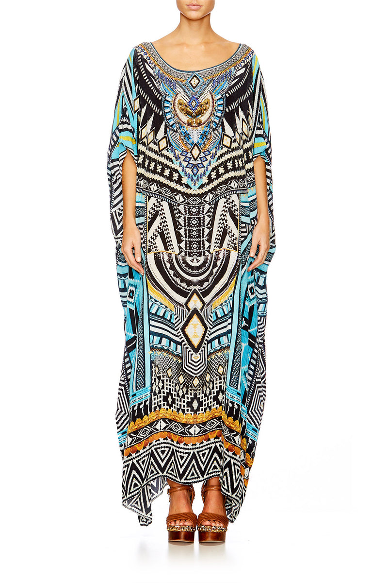 ROUND NECK KAFTAN DAY TRIPPIN
