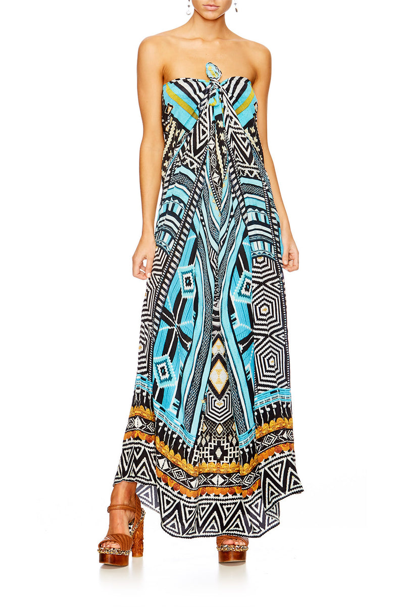ROUND NECK KAFTAN DESERT VISIONS
