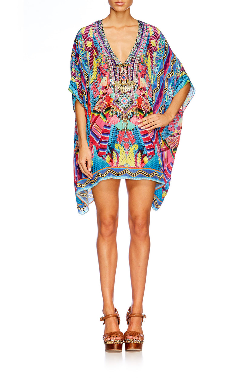 RECTANGULAR V NECK KAFTAN MERRY GO ROUND