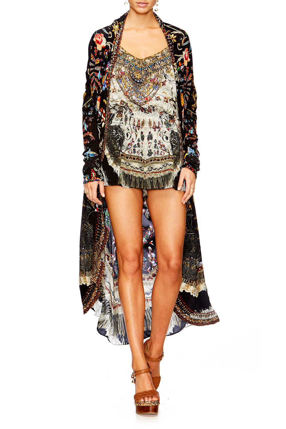 RAISE YOUR GLASS DROP SHOULDER PLAYSUIT