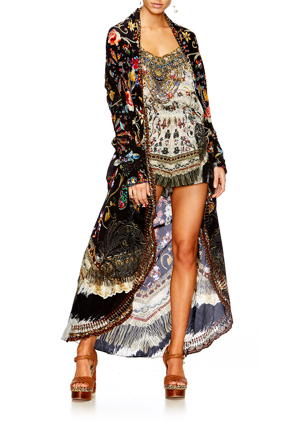 RAISE YOUR GLASS DROP SHOULDER PLAYSUIT