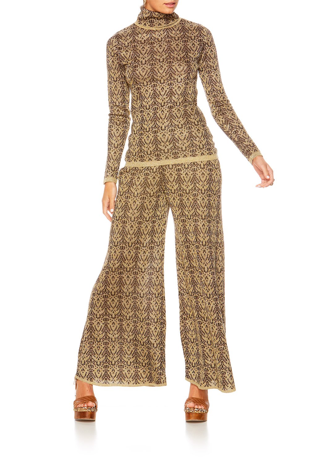 THE GYPSY LOUNGE KNITTED LONG SLEEVE SKIVVY