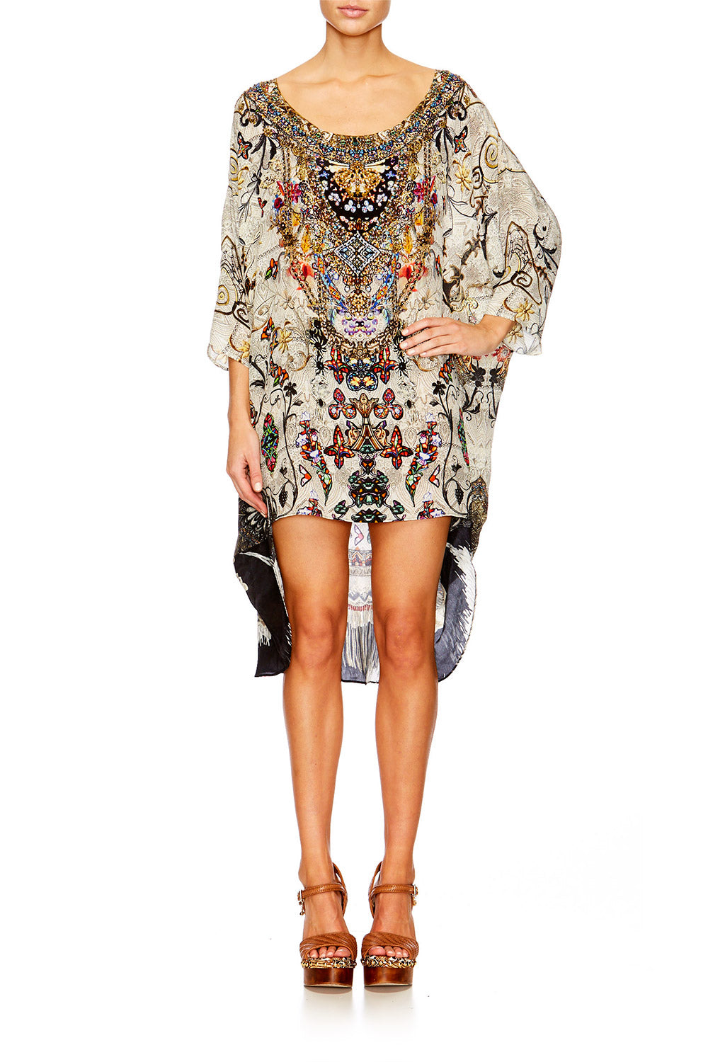 RAISE YOUR GLASS SCOOP BACK HEM DRESS