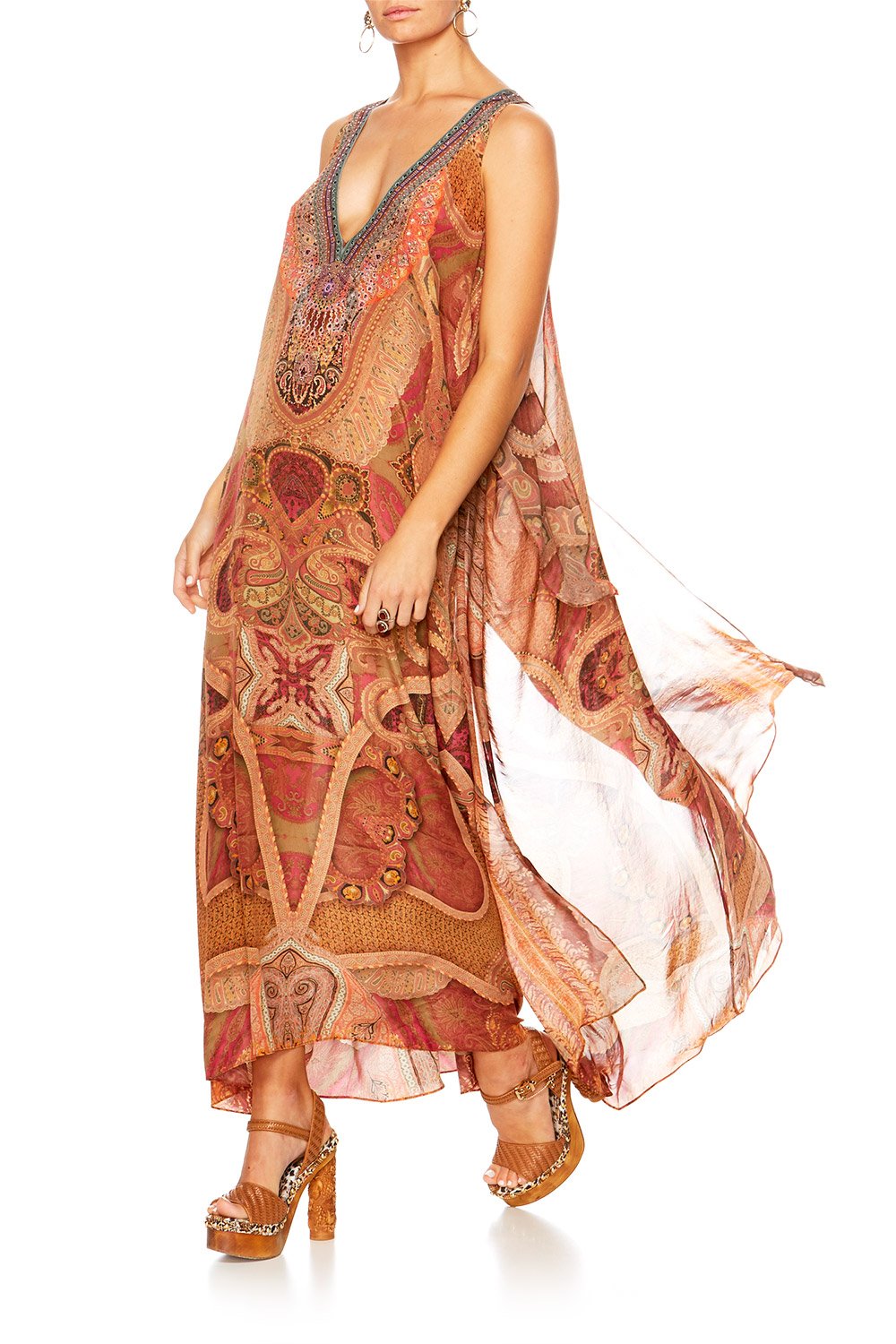 FAMILY GATHERING TIE FRONT DRESS MULTI WEAR