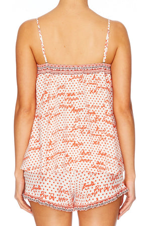 CONNECT THE DOTS STRAPLESS TUBE TOP