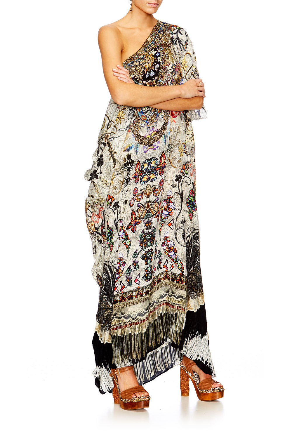 RAISE YOUR GLASS ROUND NECK KAFTAN