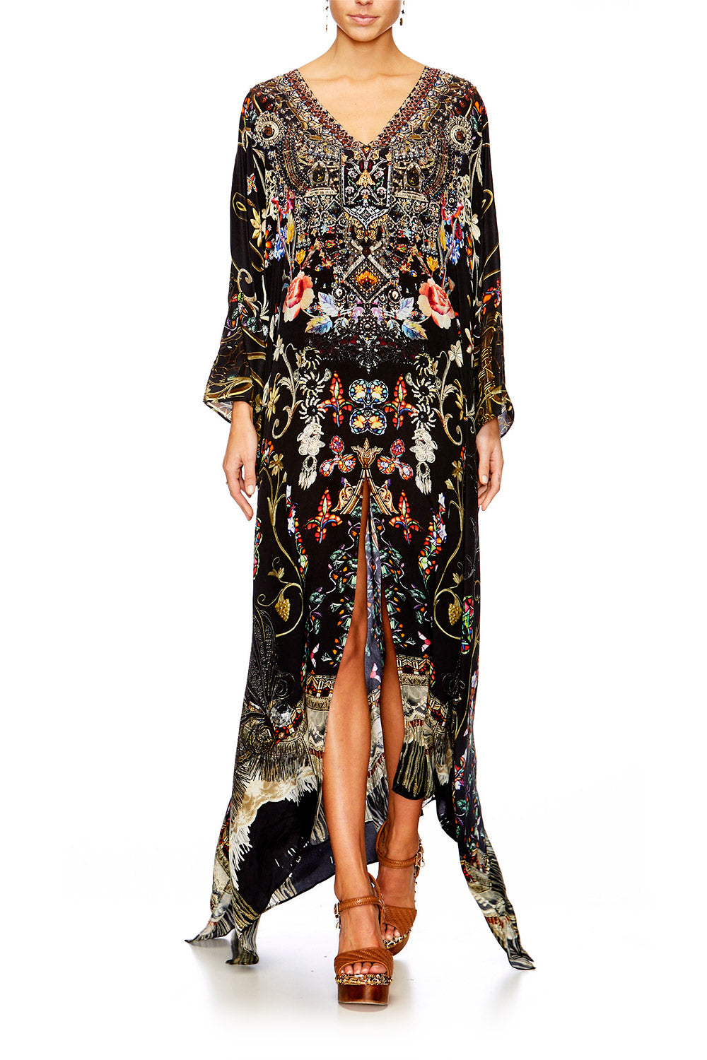 DANCING IN THE DARK SLIT FRONT & SLEEVE KAFTAN