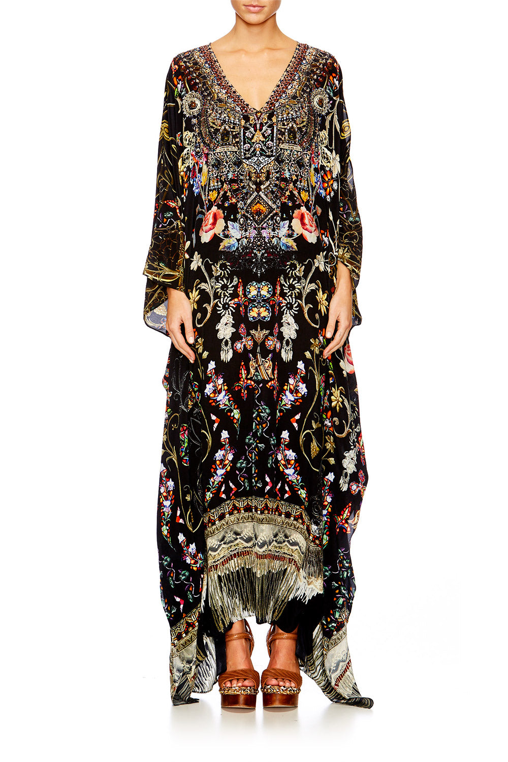 DANCING IN THE DARK SLIT FRONT & SLEEVE KAFTAN