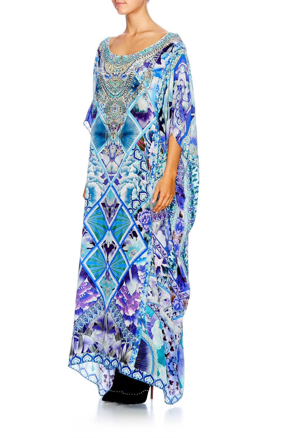 ROUND NECK KAFTAN THE BLUE MARKET – CAMILLA