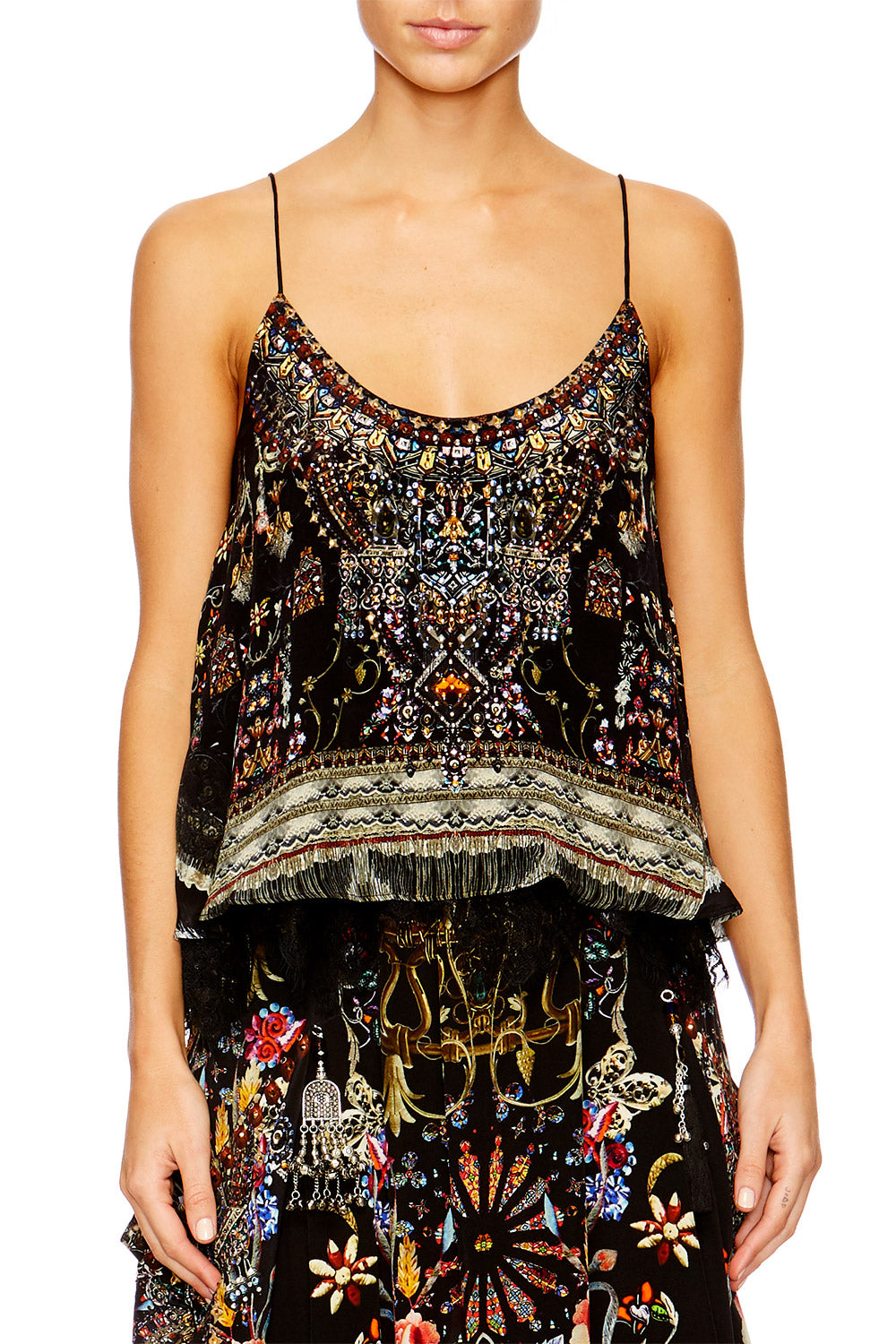 DANCING IN THE DARK DOUBLE LAYER CAMI TOP
