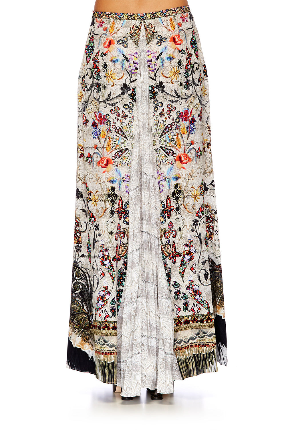 RAISE YOUR GLASS LONG SKIRT W PLEAT INSERT