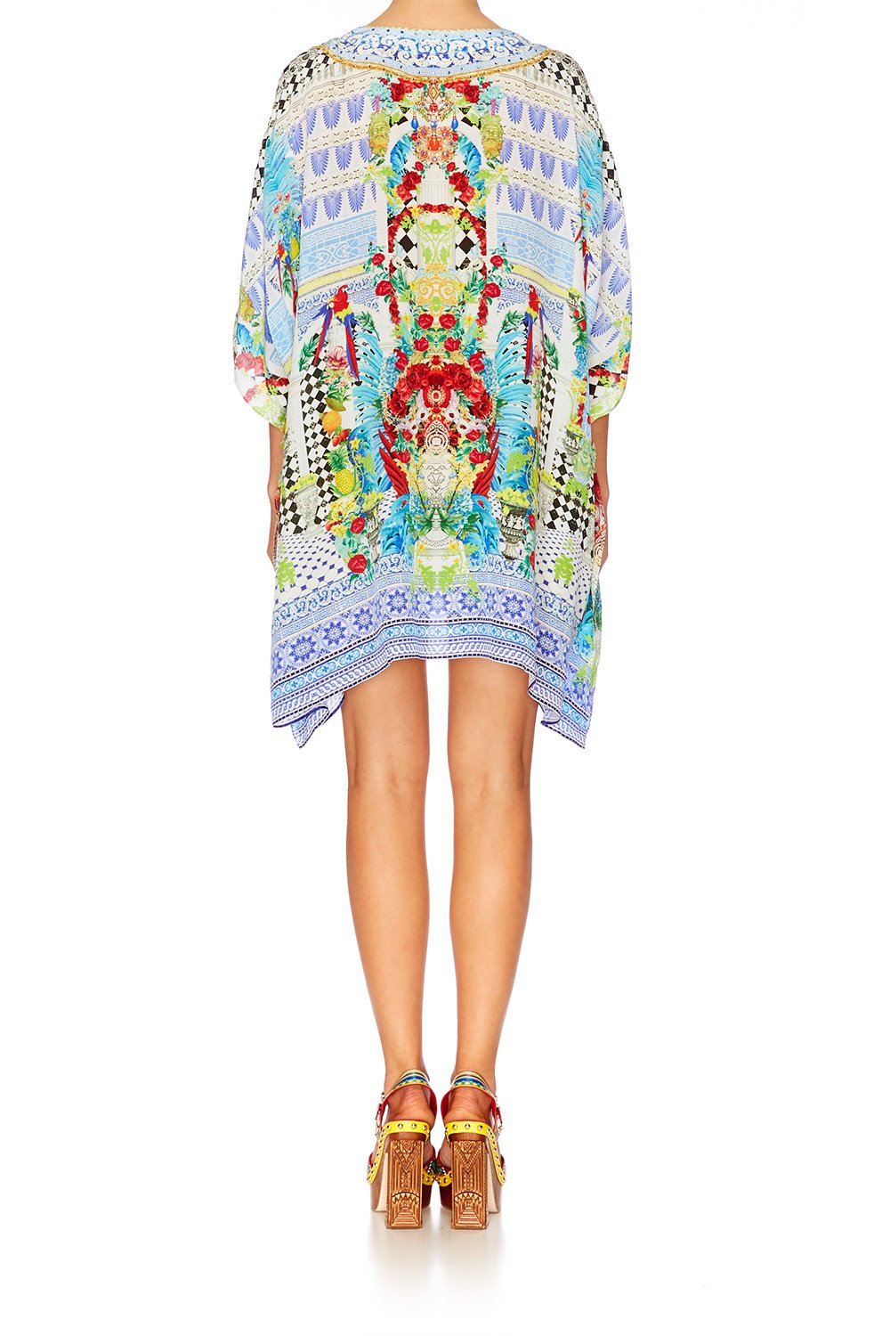 MASKING MADNESS SHORT LACE UP KAFTAN