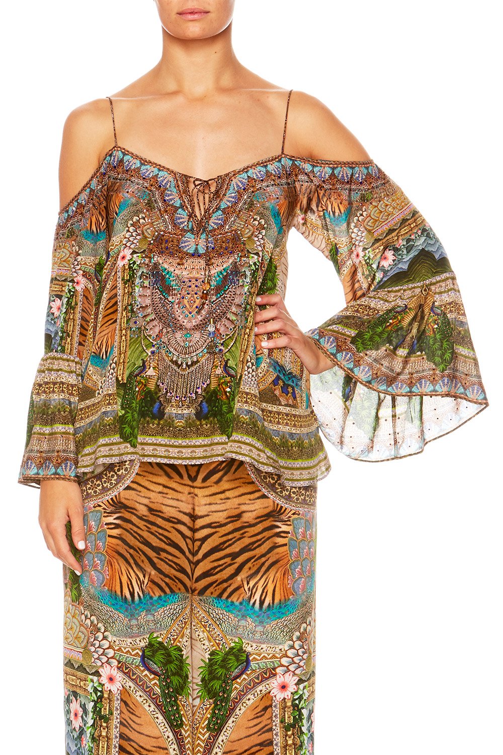 A WOMANS WISDOM DROP SHOULDER TOP