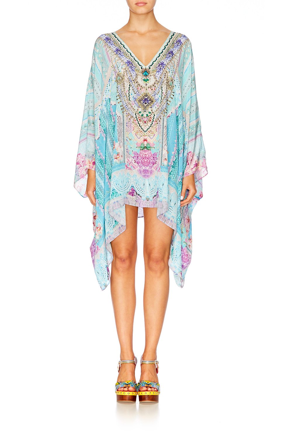 GARDEN STATE SPLIT SHOULDER SHORT KAFTAN