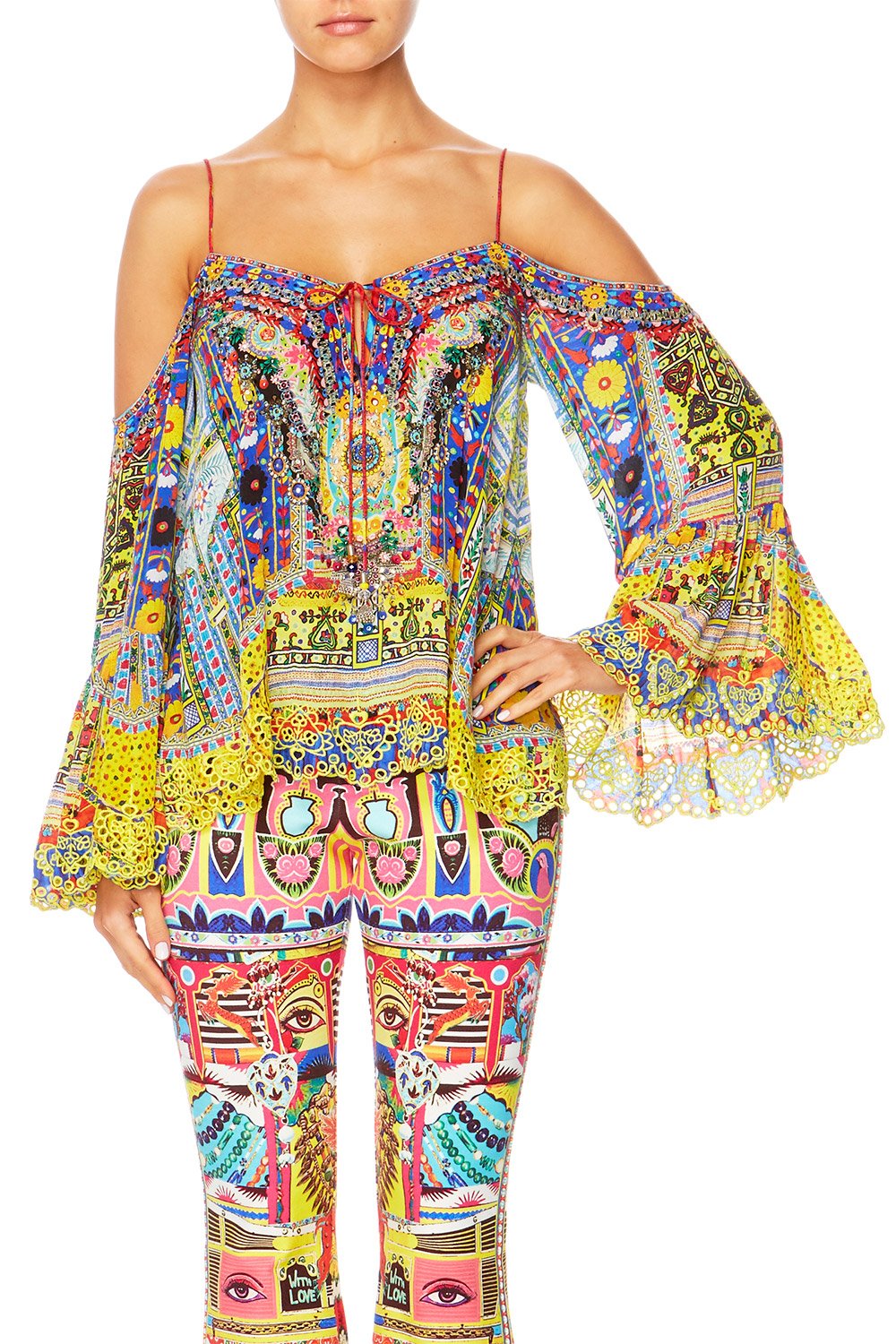 INSIDE MY MIND DROP SHOULDER TOP