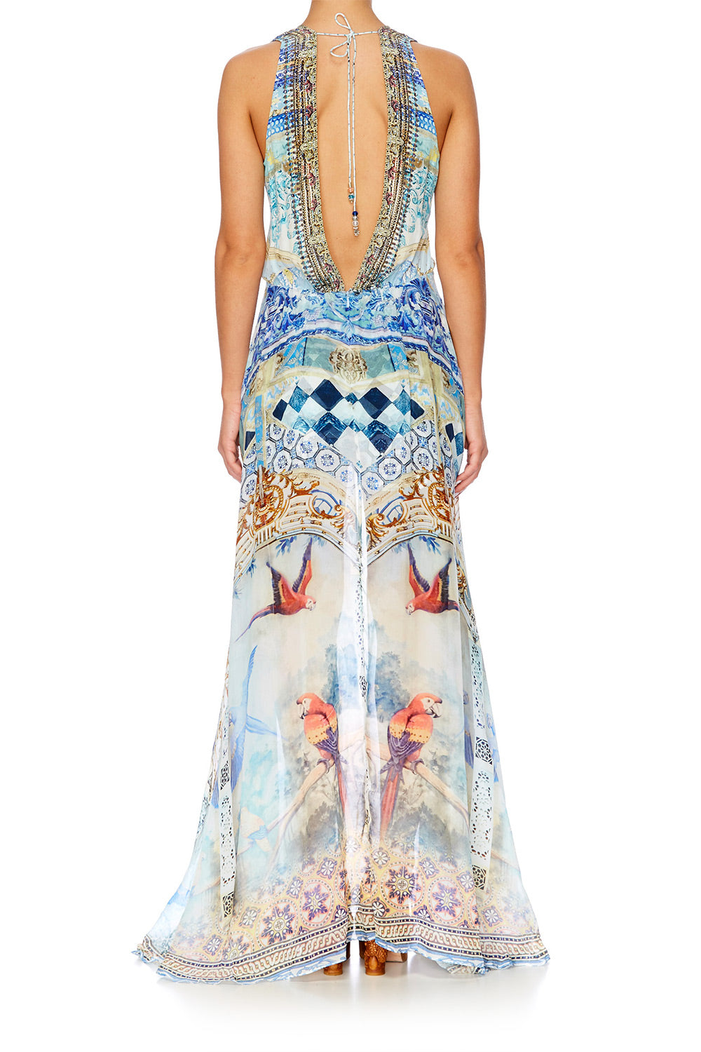 LOVERS DREAM OVERLAY WRAP PLAYSUIT