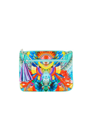 SHOW GIRL SMALL CANVAS CLUTCH