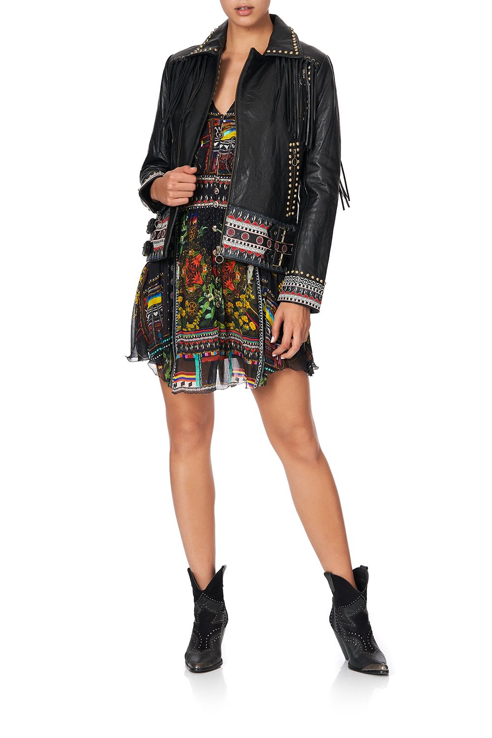 STUDDED BIKER JACKET BLACKHEATH BETTY