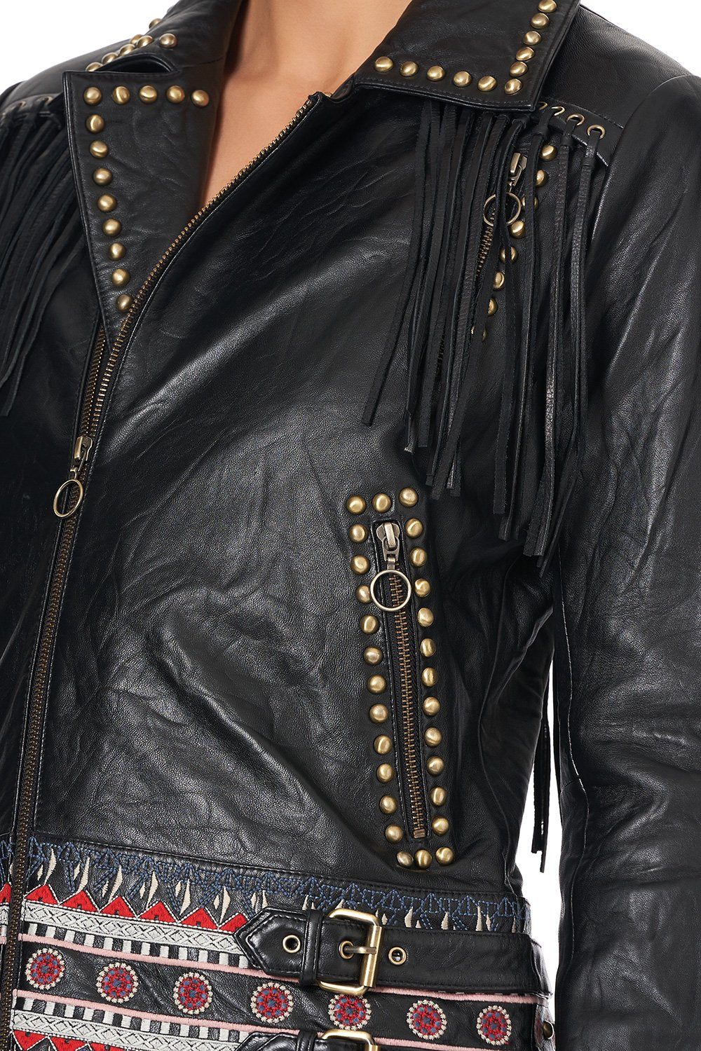 STUDDED BIKER JACKET BLACKHEATH BETTY