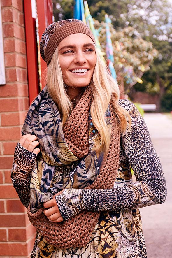 GIVEN TO THE WILD DOUBLE SIDED SCARF