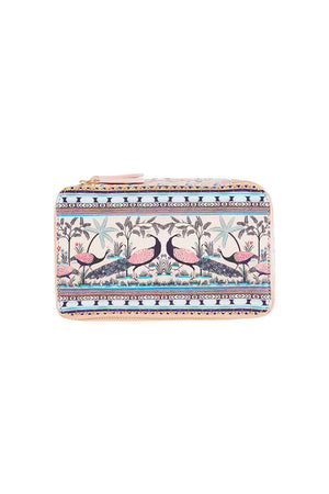 THE KING AND I SAFFIANO PRINTED COSMETIC CASE