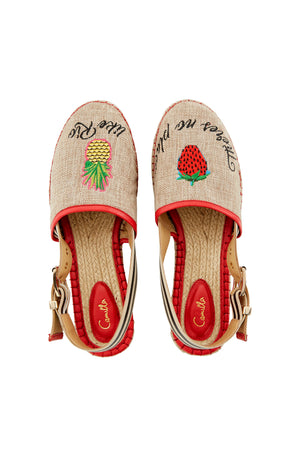 CAMILLA THERES NO PLACE LIKE RIO SLING BACK ESPADRILLE