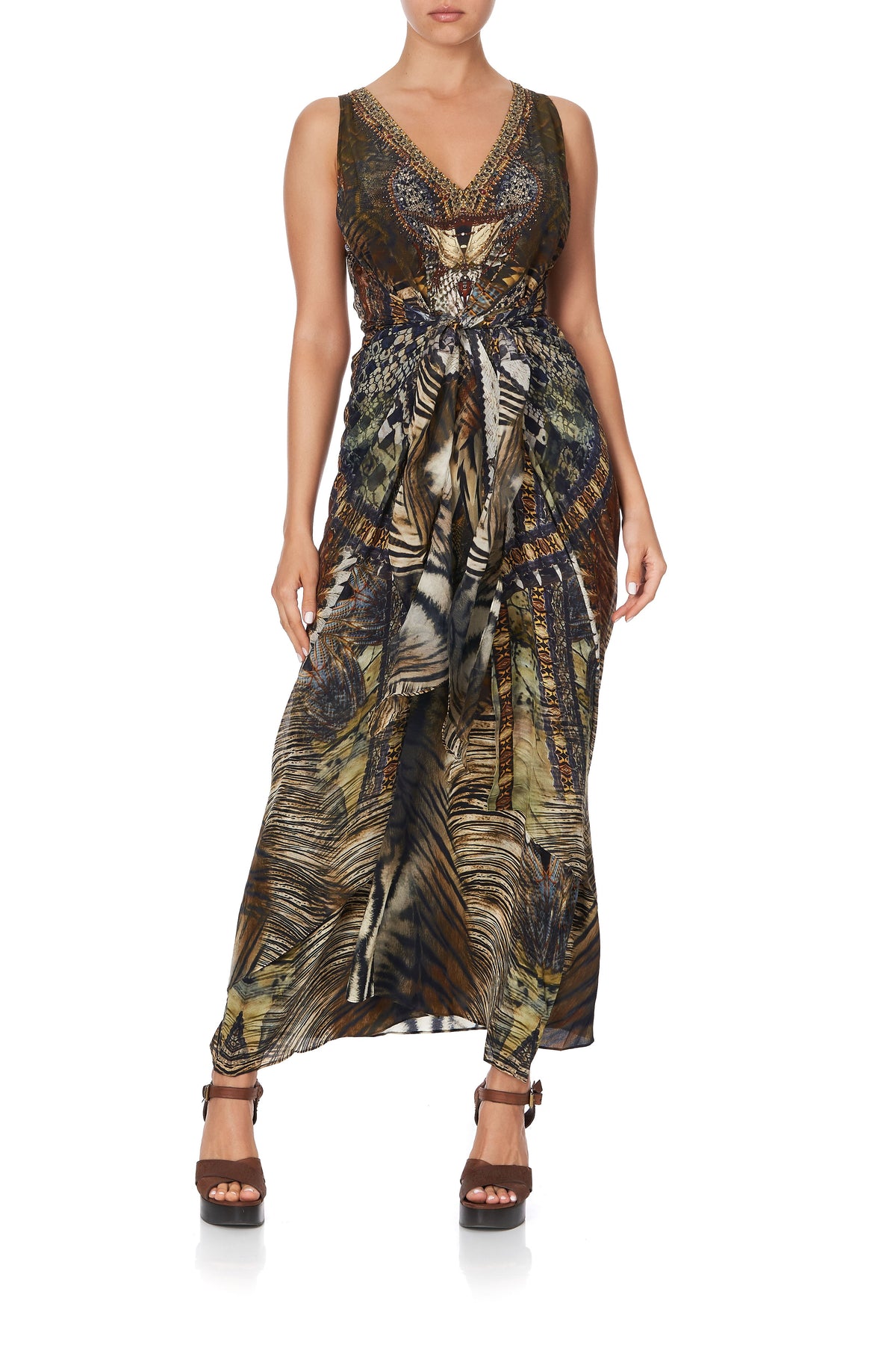 TIE FRONT MULTIWEAR DRESS KAKADU CALLING