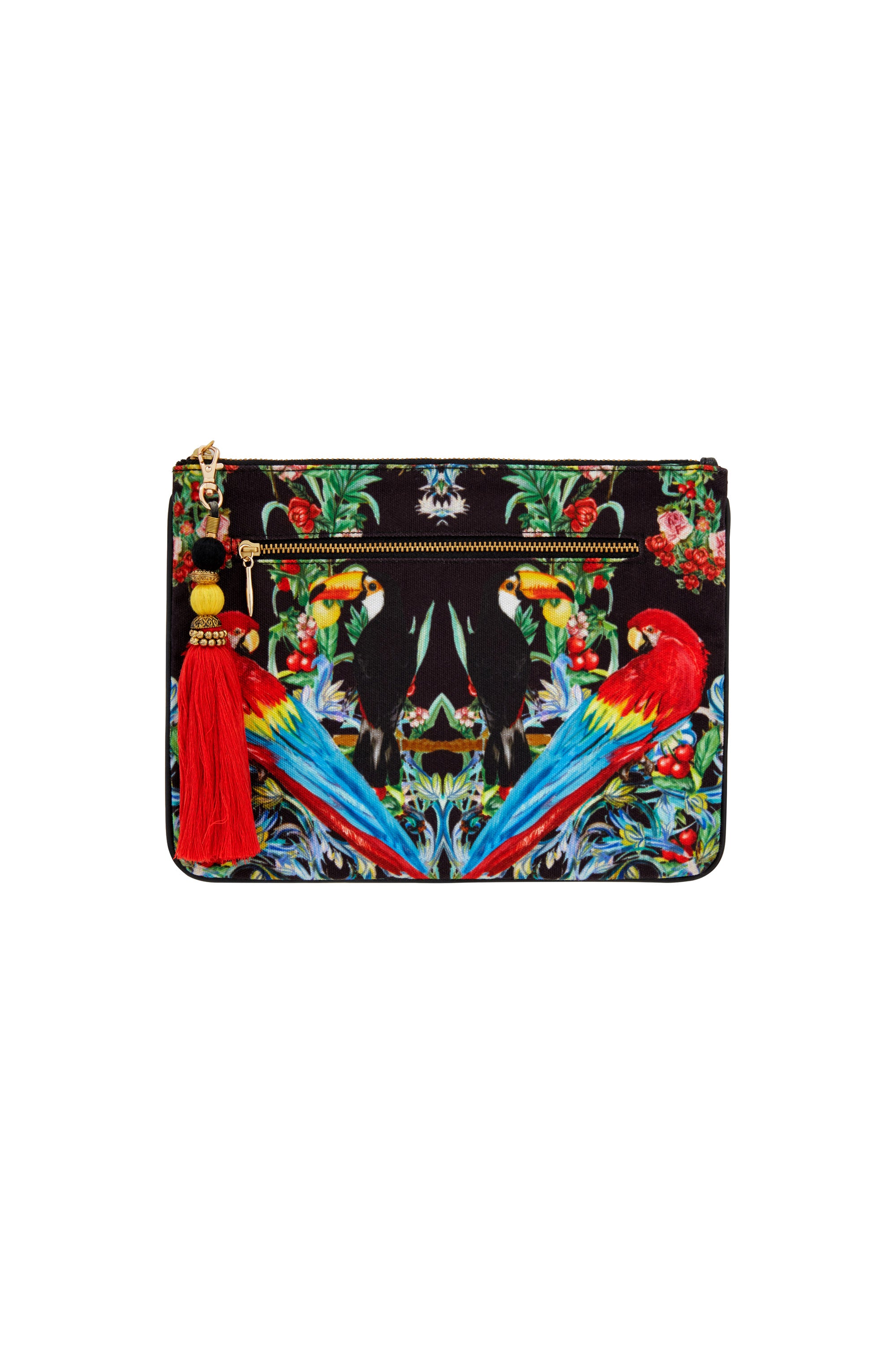 TOUCAN PLAY SMALL CANVAS CLUTCH