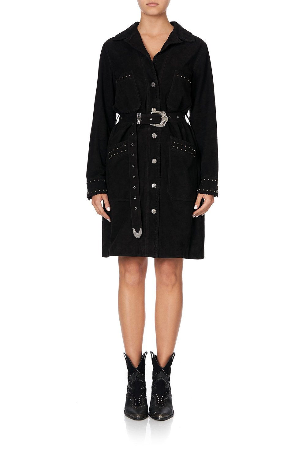 TRENCH WITH YOKE BOTANICAL CHRONICLES