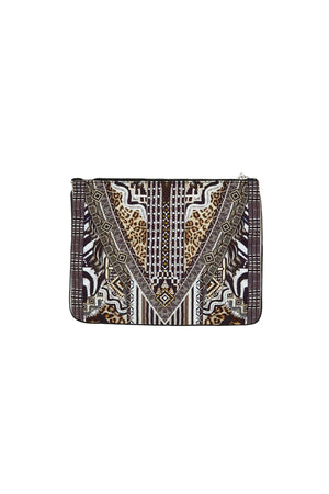 TRIBAL THEORY SMALL CANVAS CLUTCH