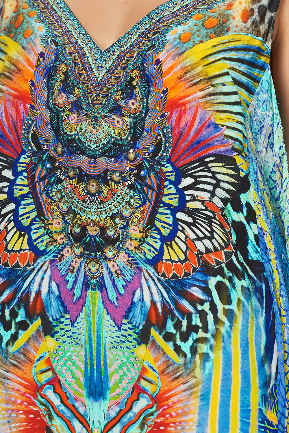 REVERSIBLE EMBELLISHED COAT REEF WARRIOR